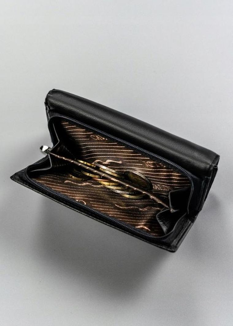 Portfel, czarny, skórzany, RFID, Cavaldi