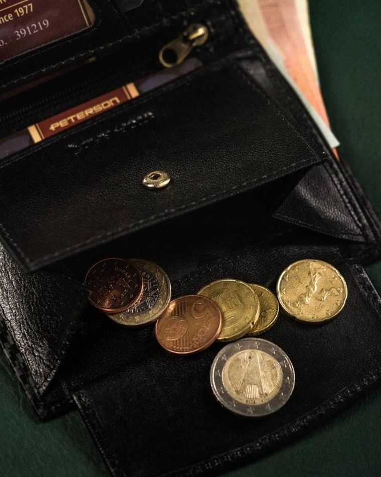 Portfel, czarny, skórzany, RFID, Peterson