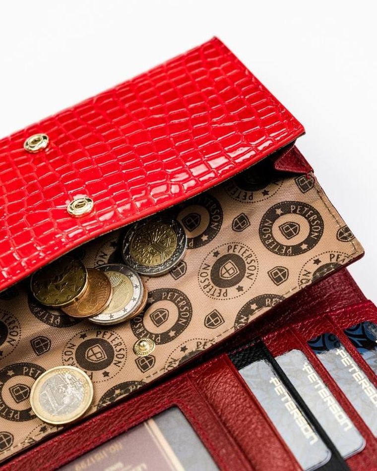 Portfel, lakierowany, Peterson