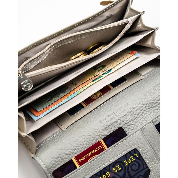 Portfel, mix, skóra ekologiczna, Peterson
