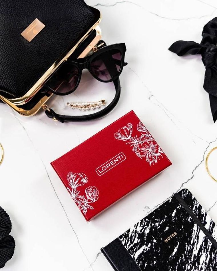 Portfel, mix, skórzany, Lorenti