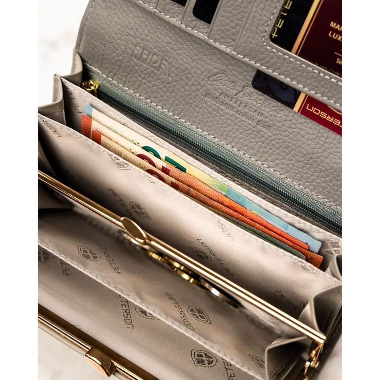 Portfel, mix, skórzany, Petereson