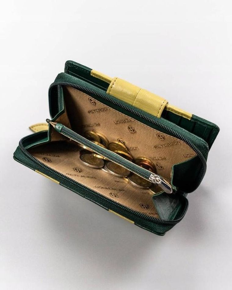 Portfel, mix, skórzany, Peterson