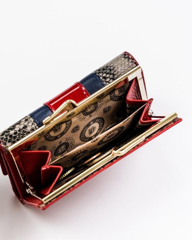 Portfel, mix, skórzany, Peterson