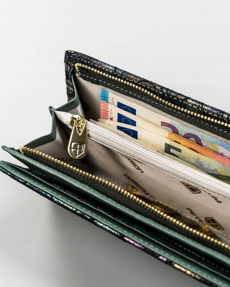 Portfel, mix, skórzany, Peterson