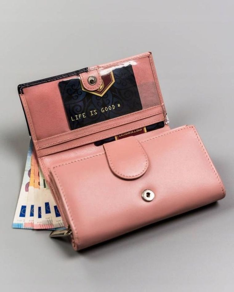 Portfel, mix, skórzany, Peterson