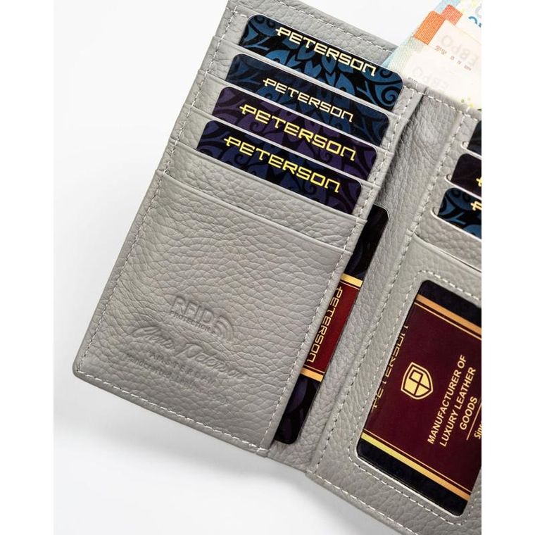 Portfel, mix, skórzany, Peterson