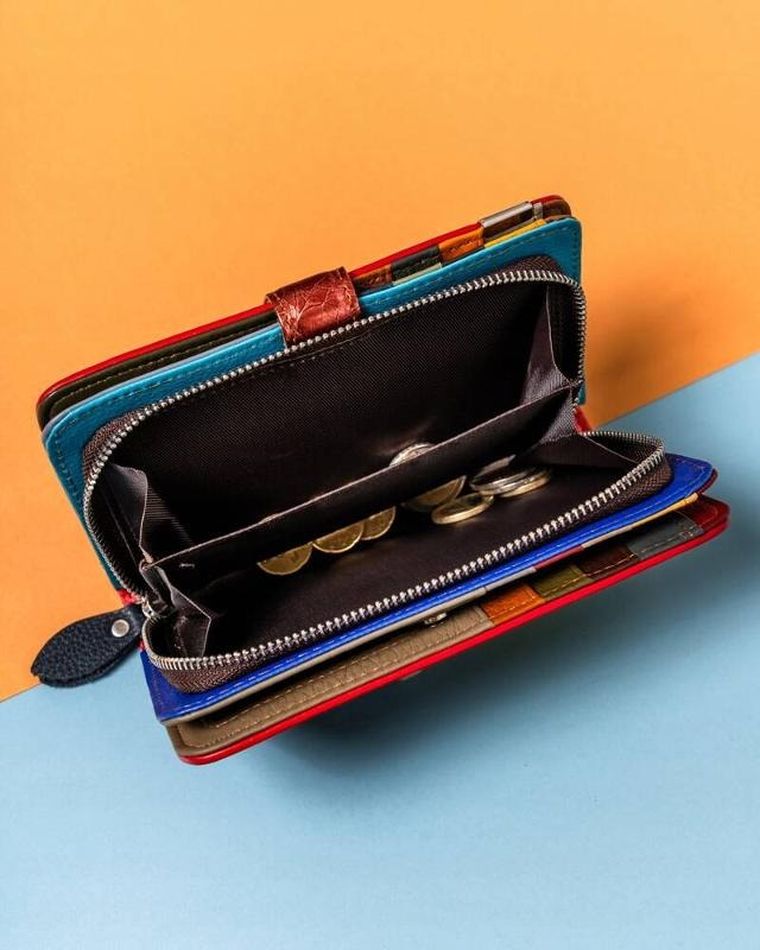 Portfel, mix, skórzany, Rovicky