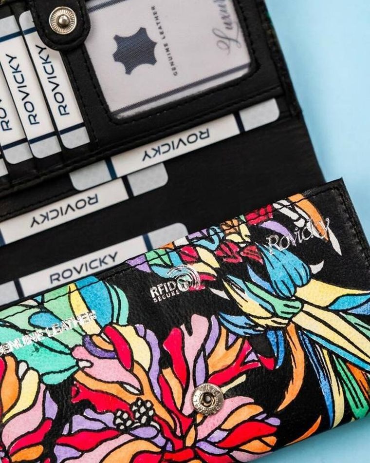 Portfel, mix, skórzany, Rovicky