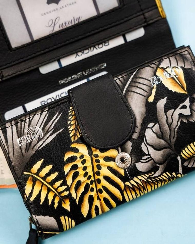 Portfel, mix, skórzany, Rovicky