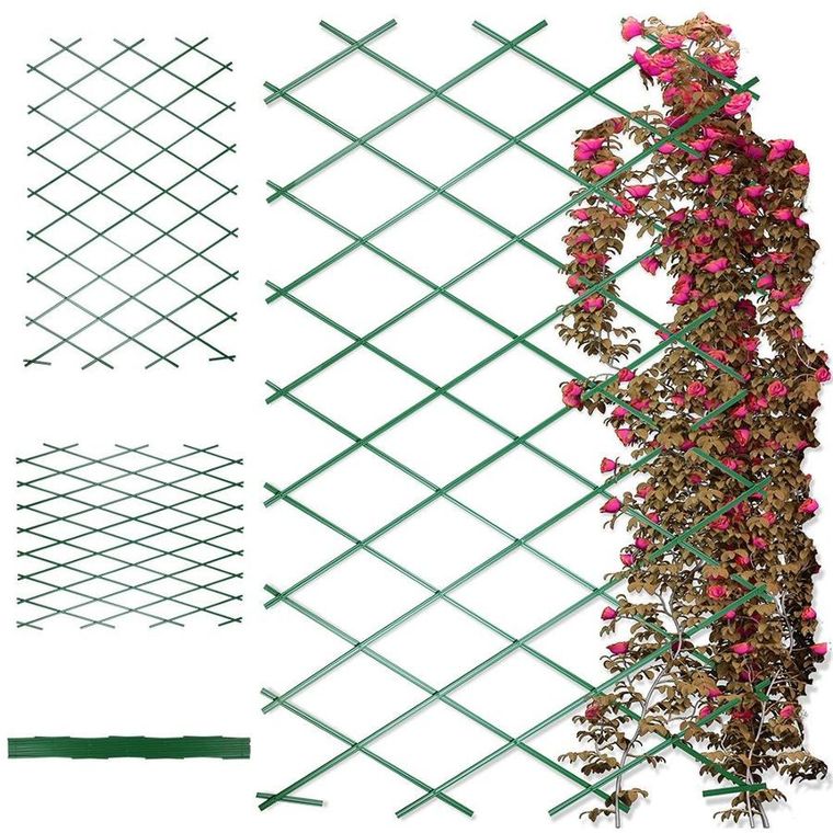 ProGarden, podpora do roślin, zielona, rozkładana, 200-100 cm
