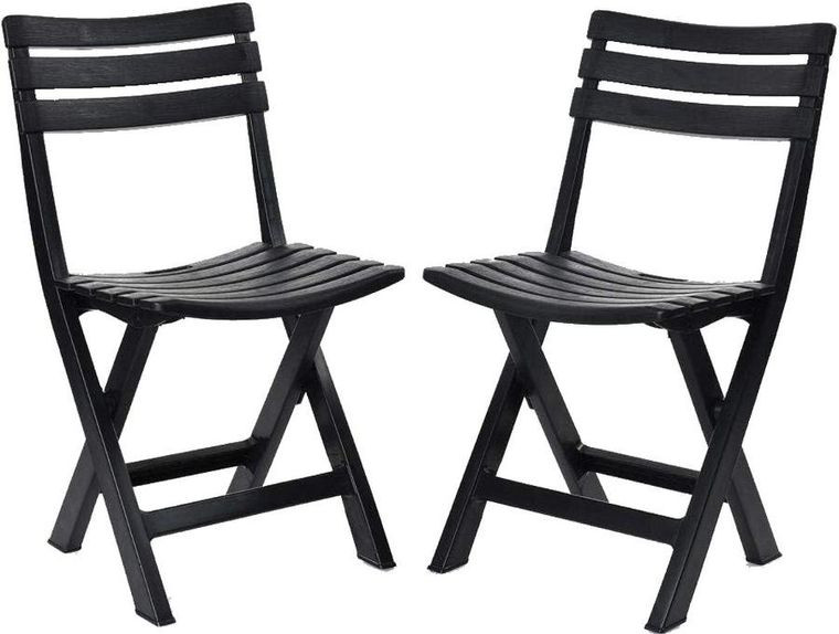 Progarden, zestaw 4 krzeseł cateringowych, Komodo, antracyt