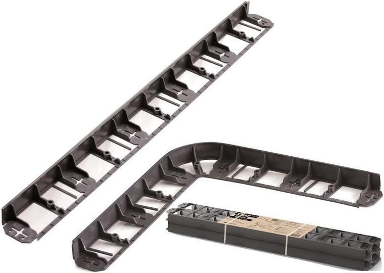 Prosperplast, Bordr Flex, obrzeże trawnikowe, czarne