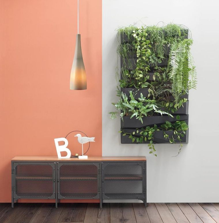 Prosperplast, kwietnik wertykalny, antracytowy, 4 elementy