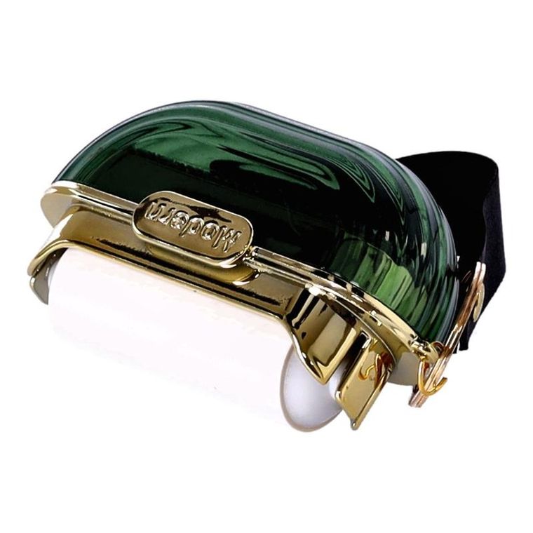 Przenośna mini szczotka do usuwania zmechaceń, zielona