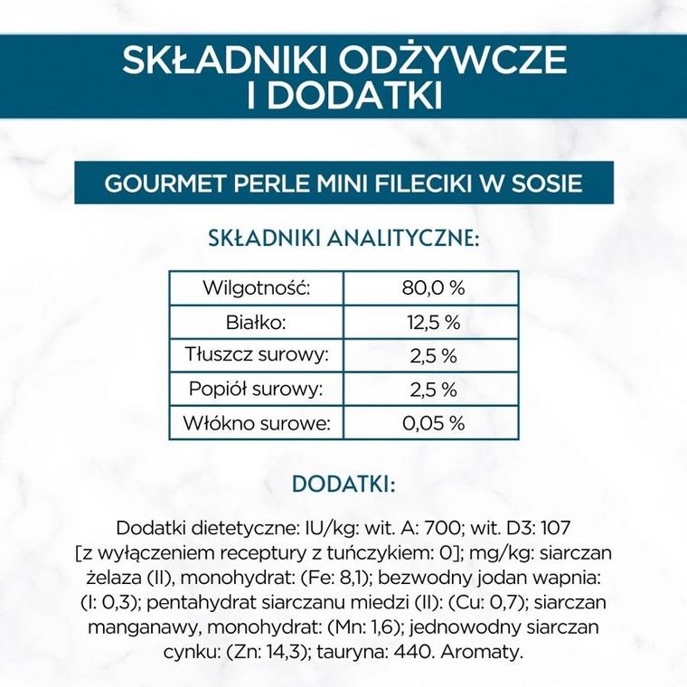 Purina Nestle, Gourmet Perle GiG MV, karma mokra dla kota, kaczka, 60-85 g