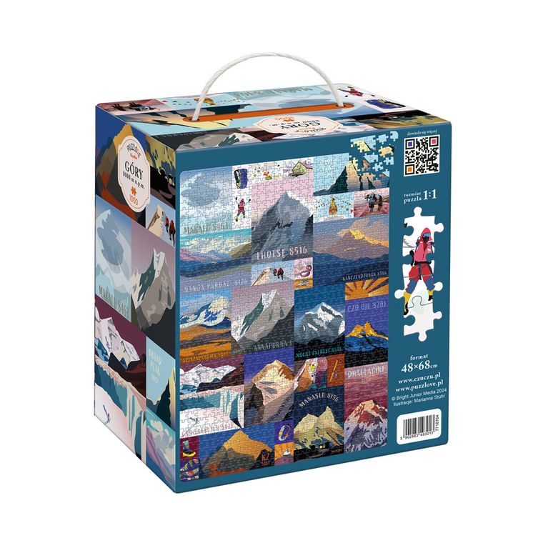 Puzzlove, Czuczu, Góry 8000 m n.p.m., puzzle, 1000 elementów