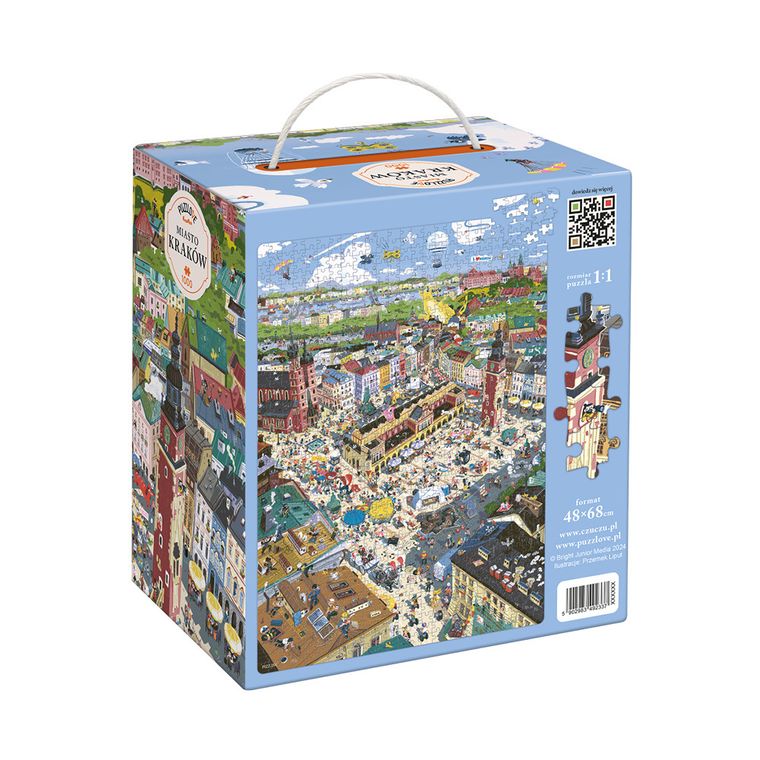 Puzzlove, CzuCzu, Miasto Kraków, puzzle, 1000 elementów