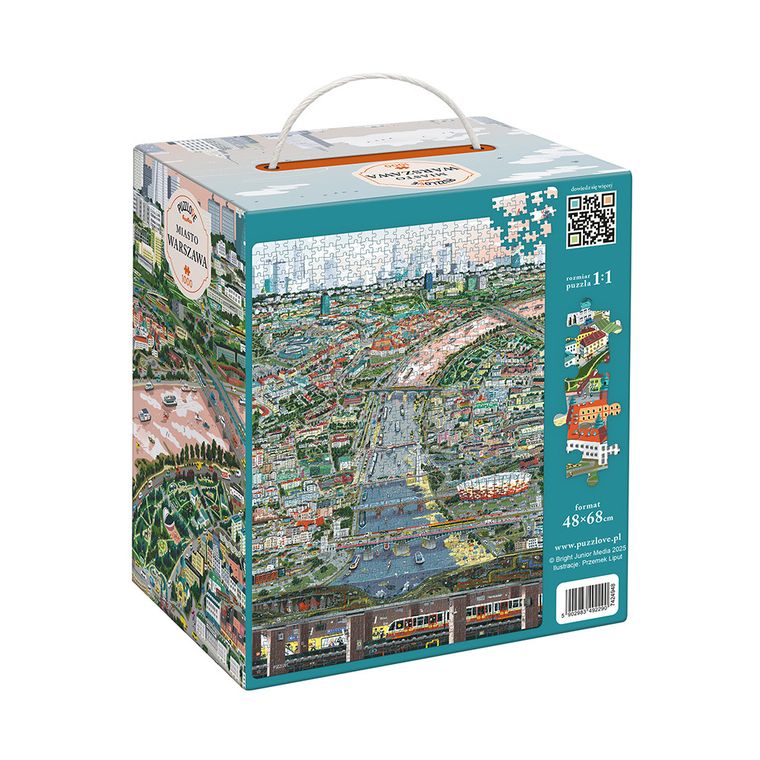 Puzzlove, CzuCzu, Miasto Warszawa, puzzle, 1000 elementów
