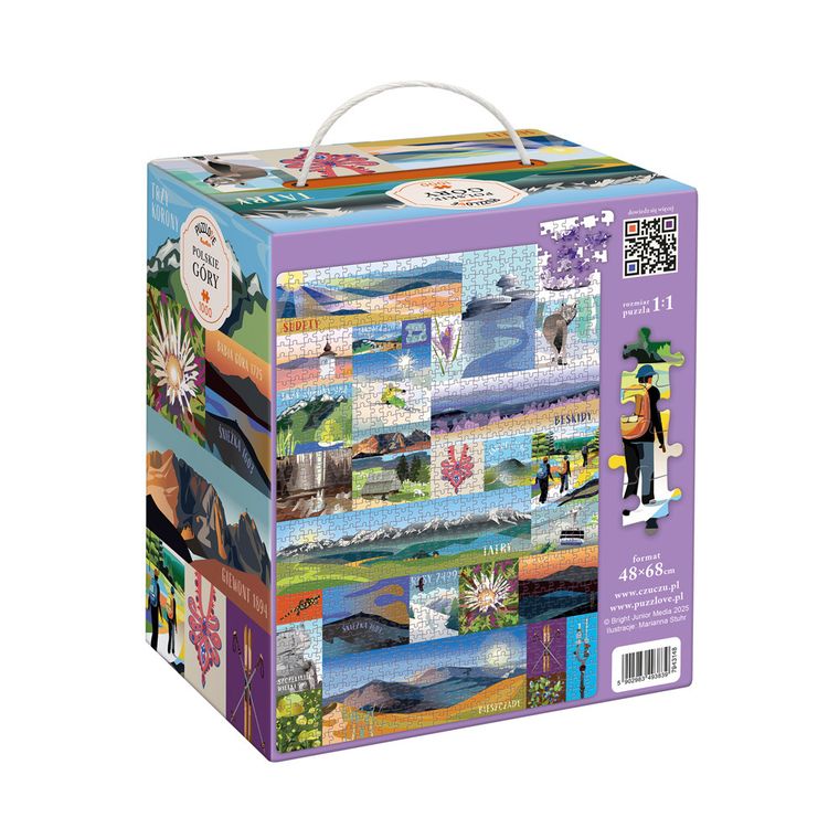 Puzzlove, CzuCzu, Polskie góry, puzzle, 1000 elementów
