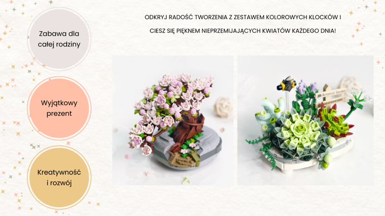 QBI, Botanical Garden, klocki konstrukcyjne, 389 elementów