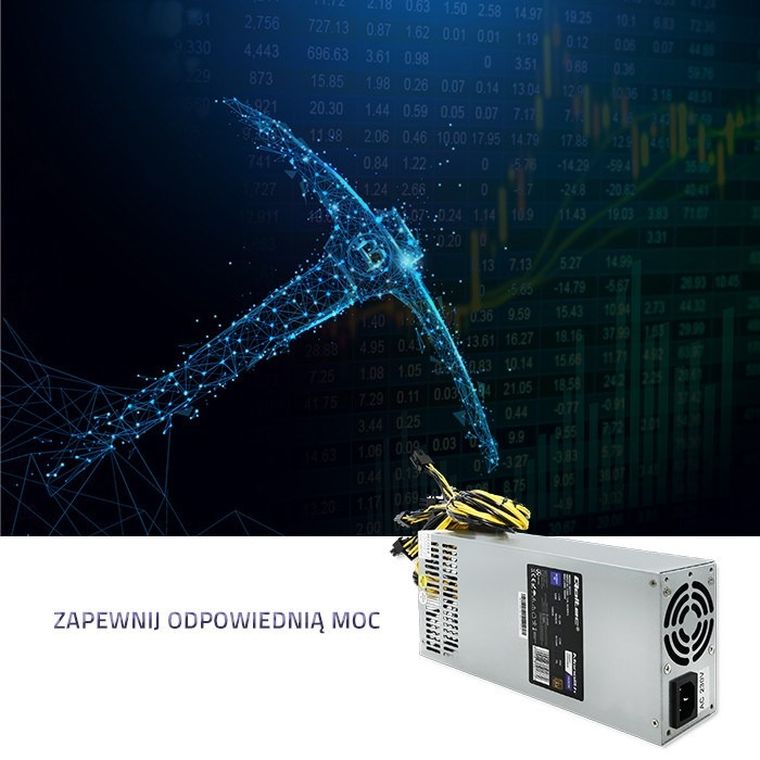 Qoltec, PSI-E Smart, zasilacz, 1600W