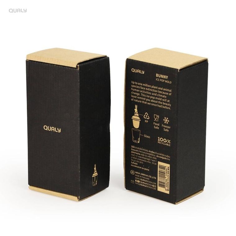 Qualy, Bunny, pojemnik do robienia lodów, 10434-GN-WH