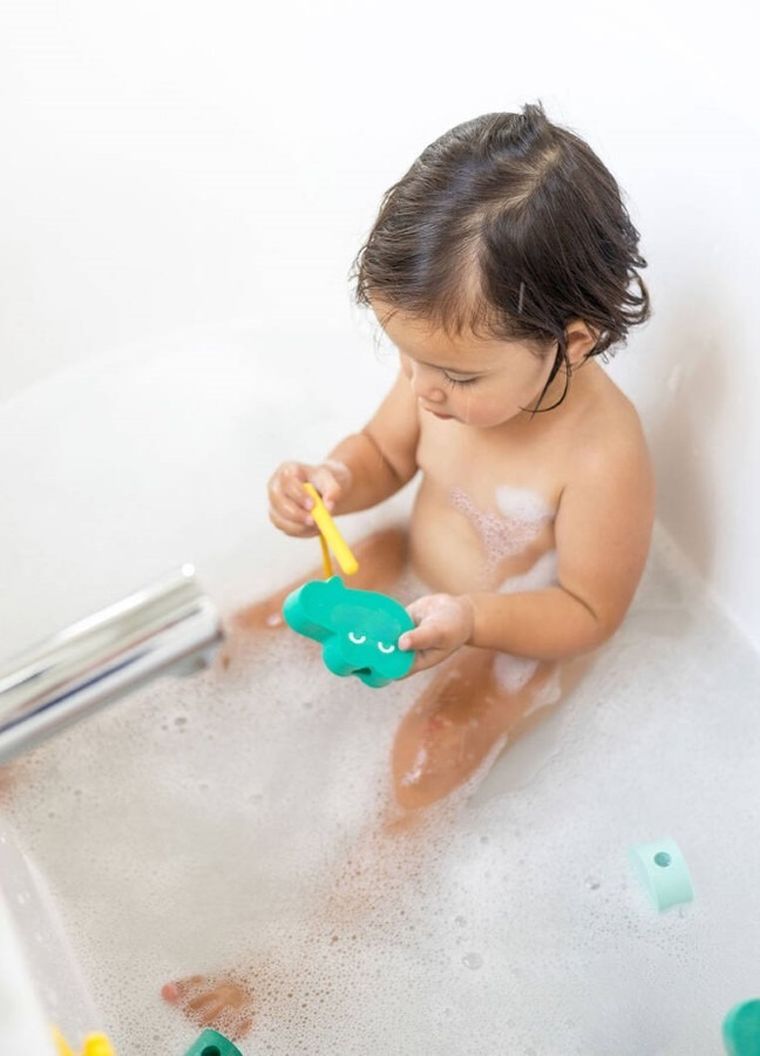 Quut, Beedi, klocki piankowe do kąpieli do nawlekania, Croco