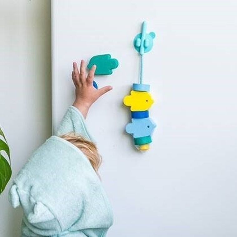 Quut, Beedi, klocki piankowe do kąpieli do nawlekania, Fish