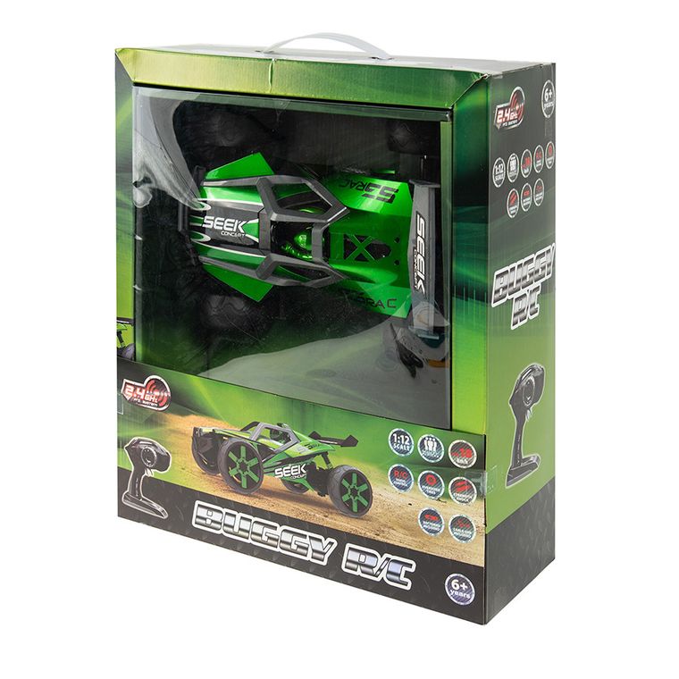 Race Xtreme, Buggy, pojazd zdalnie sterowany, 1:12, 2.4 GHz, zielony, 30 cm