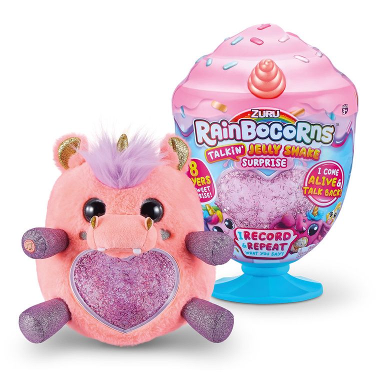 Rainbocorns, pucharek lodowy z mówiącą maskotką