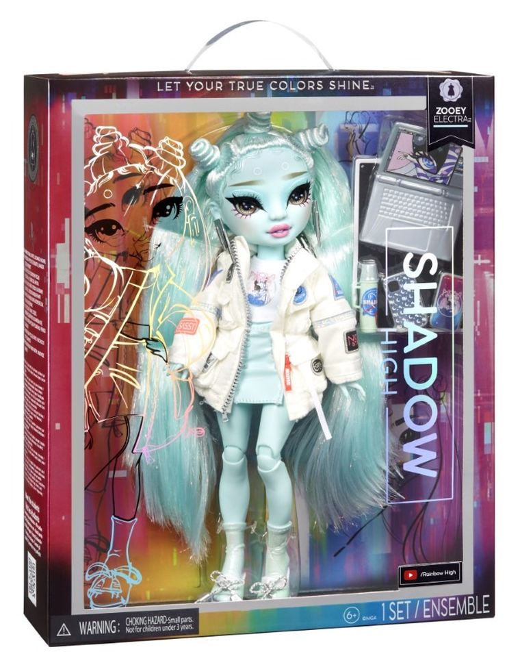 Rainbow High, Shadow High, Zooey Electra, lalka modowa