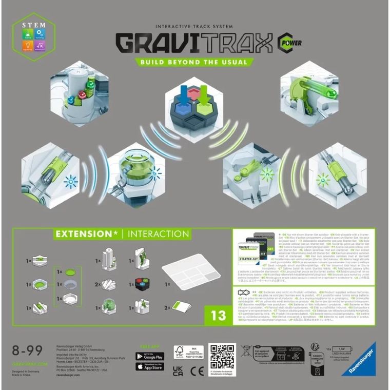 Ravensburger, GraviTrax Power, Interaction, zestaw uzupełniający