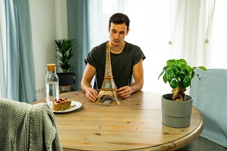 Ravensburger, Wieża Eiffla, puzzle 3D, 216 elementów