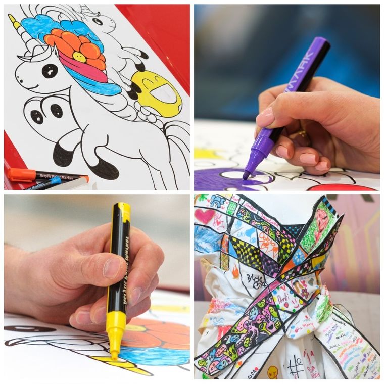 Rawmark, markery akrylowe, 12 szt.