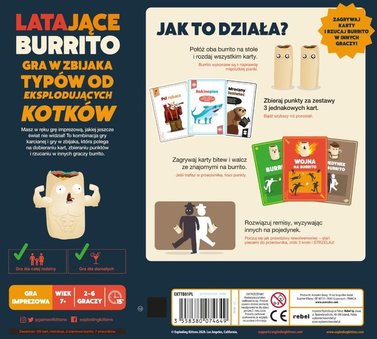 Rebel, Latające Burrito, gra karciana