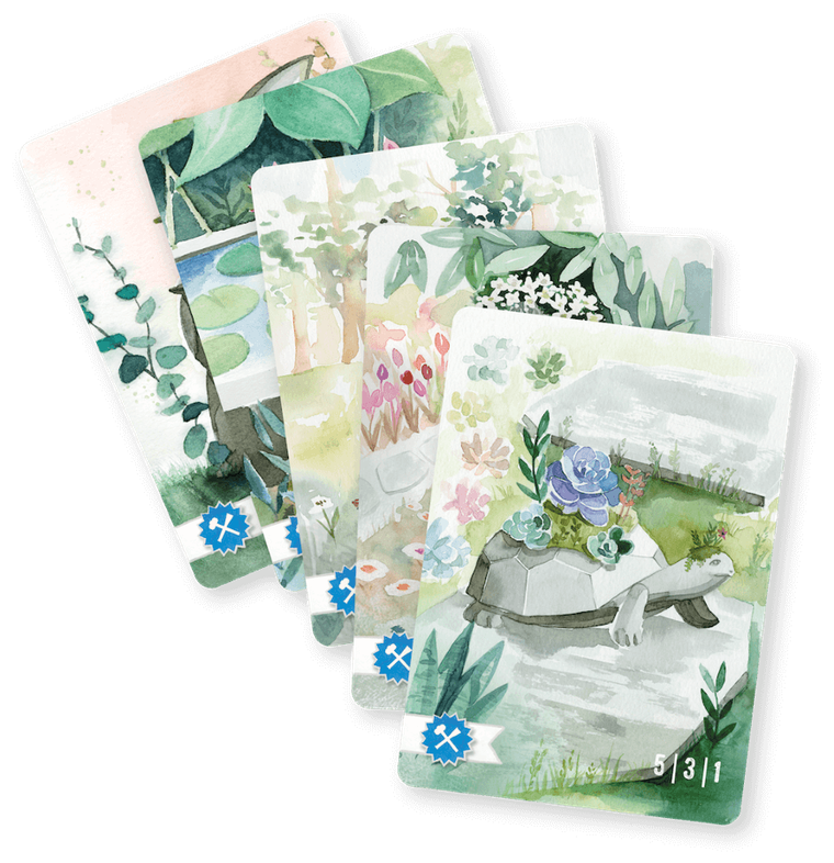 Rebel, Pachnący ogród, gra karciana