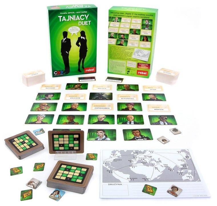Rebel, Tajniacy: Duet, gra towarzyska dla 2 osób
