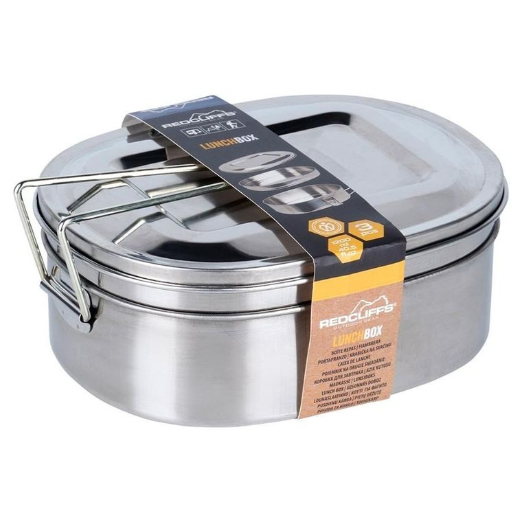 RedCliffs, menażka obiadowa stalowa, 350 / 900 ml, 2 elelemty