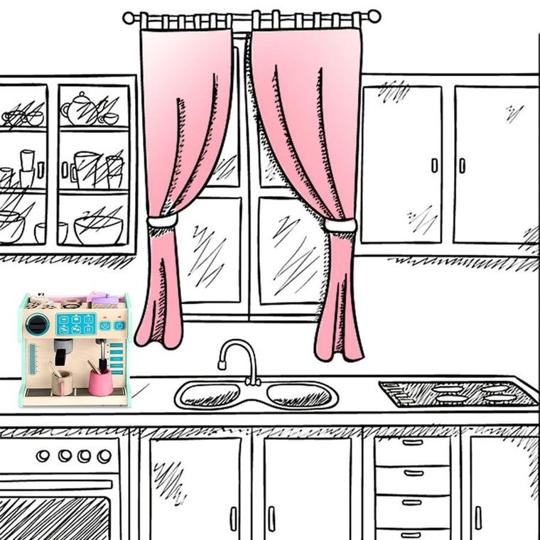 Ricokids, cukiernia z ekspresem do kawy, miętowa