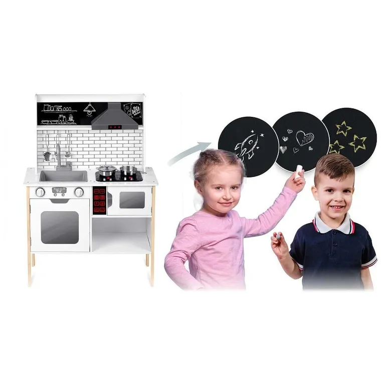 Ricokids, drewniana kuchnia z akcesoriami