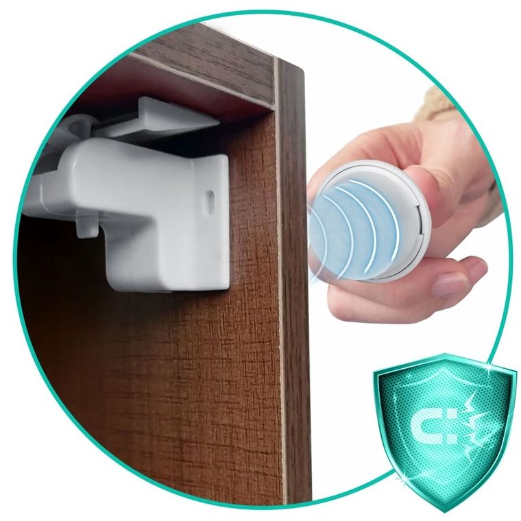 Ricokids, magnetyczne zabezpieczenie szafek, 8 szt.