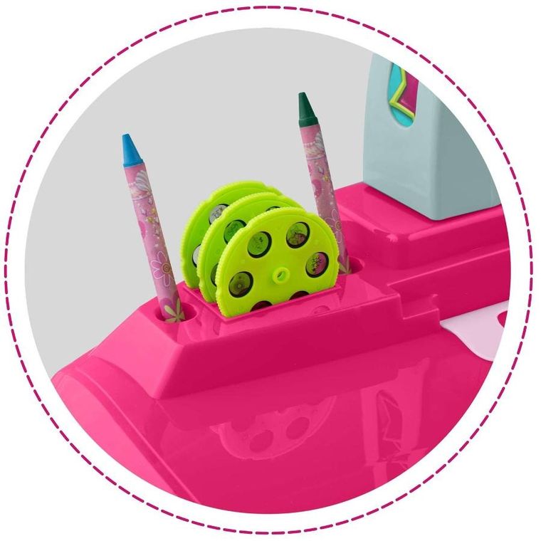 Ricokids, projektor do nauki rysowania, różowy