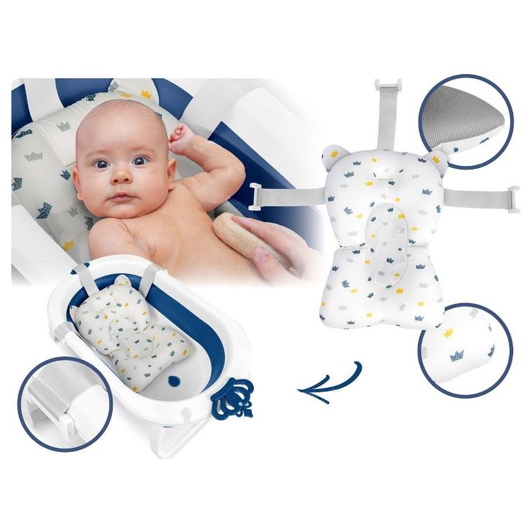 Ricokids, RK-286, wanienka składana z wkładką, biało-niebieska