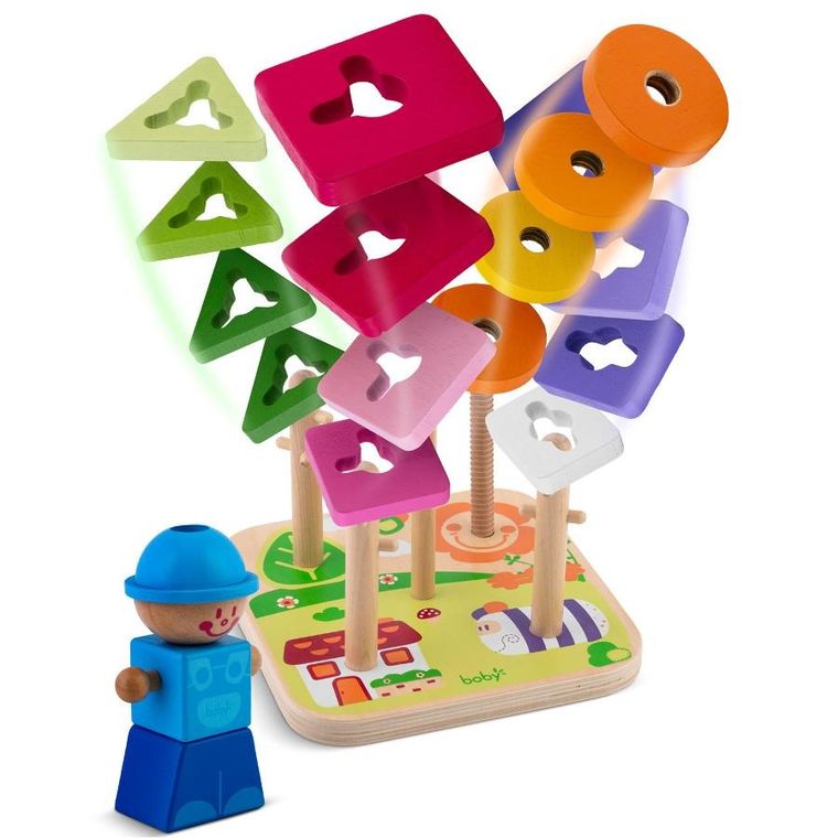 Ricokids, Sorter - układanka, klocki drewniane