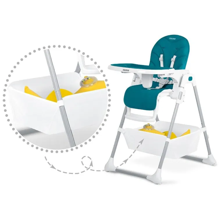 Ricokids, Tulo, krzesełko do karmienia, niebieskie