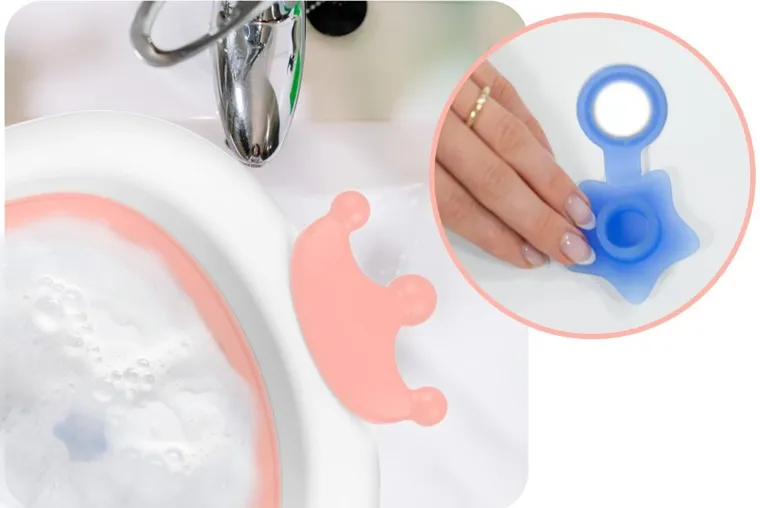 Ricokids, wanienka składana + poduszka, różowa