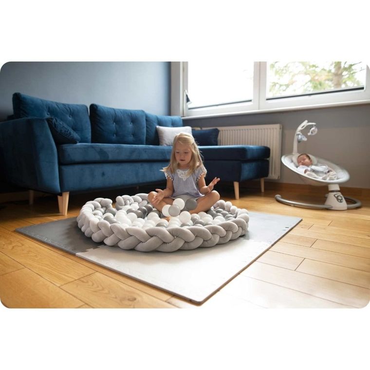 Ricokids, warkocz, ochraniacz do łóżeczka, miętowy, 3m