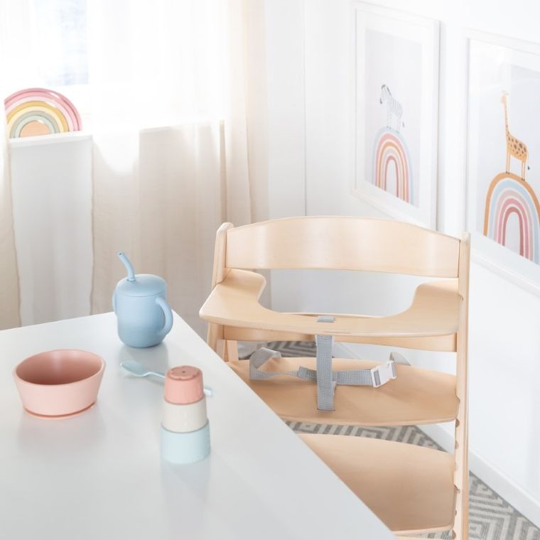 Roba, Sit Up Flex, drewniane krzesełko, naturalne