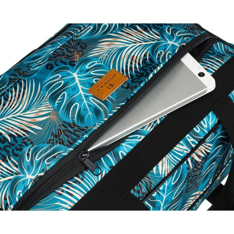 Rovicky, torba podróżna, rośliny